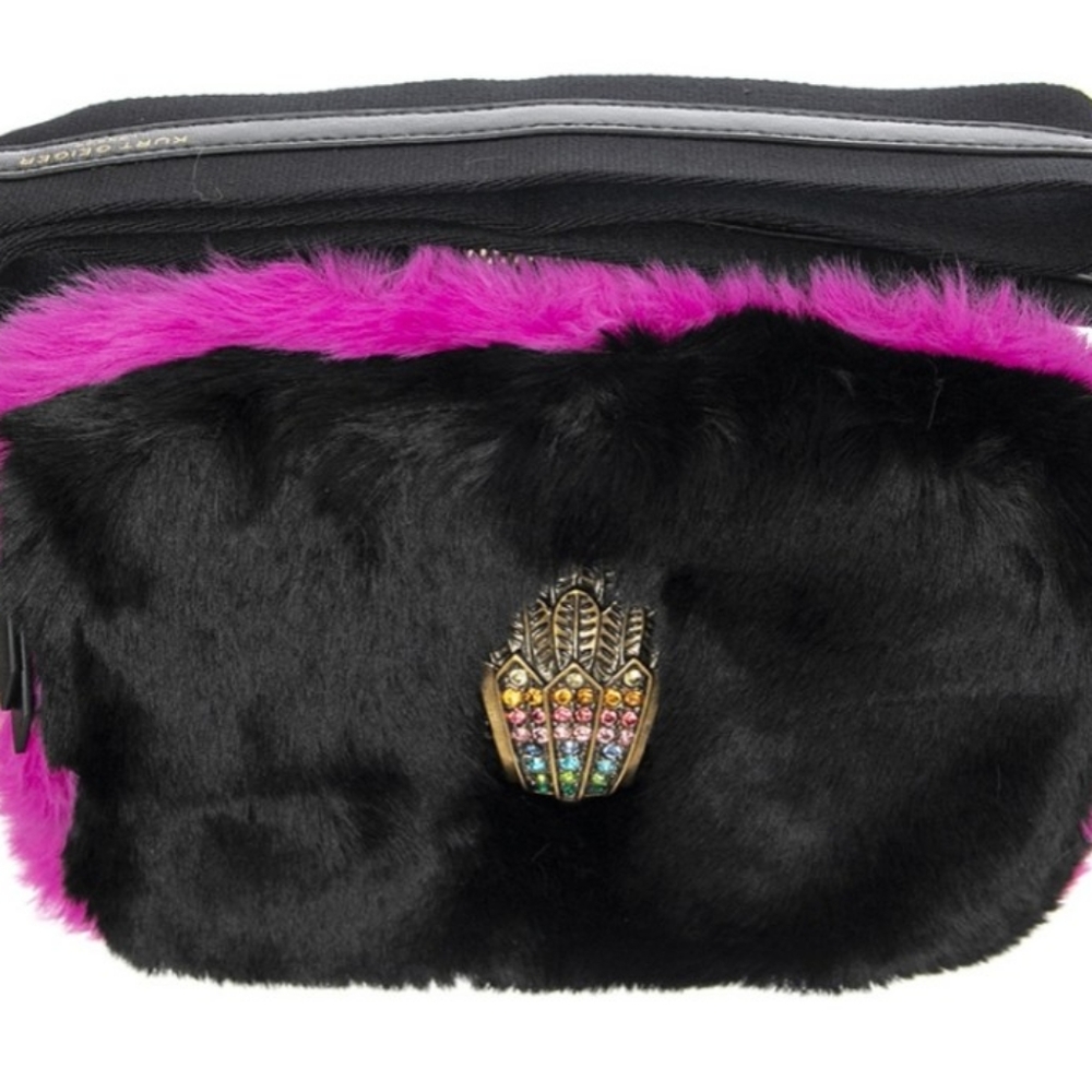 - KURT GEIGER LONDON Kensington Medium Camera Black Leather Crossbody Bag - Picture 2 of 12